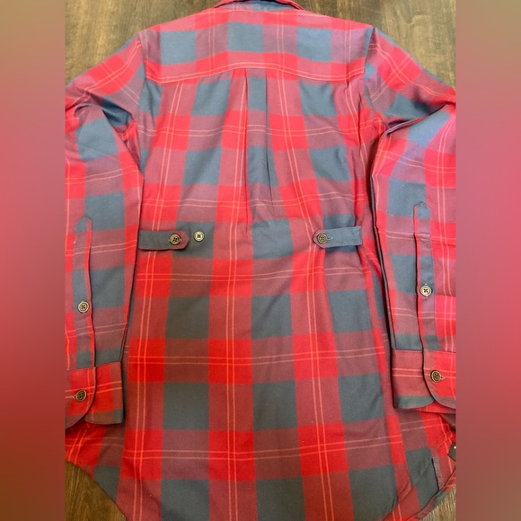 Fly Low red Brigitte Tech Flannel XS - Picture 7 of 8